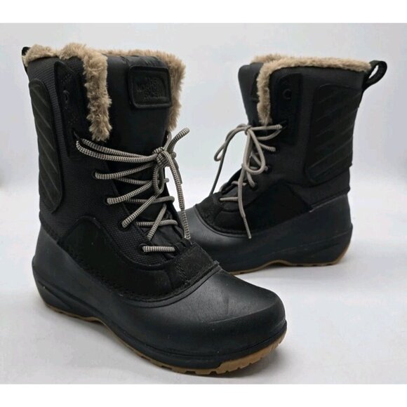 The North Face Shellista IV Mid WaterProof Winter Boots Women's Size 9 Black - Picture 2 of 8